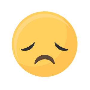 Sad emoji